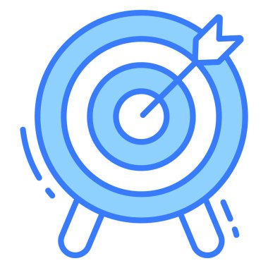 hedef vektör simgesi. Grafik ve web tasarımı için resim.