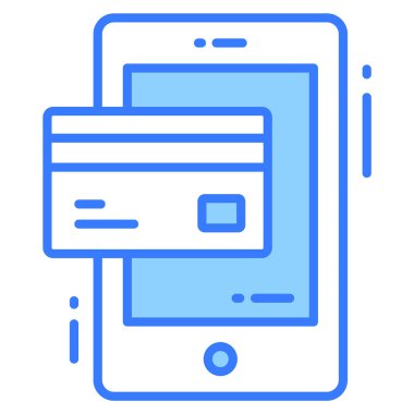 Ödeme vektör simgesi. Grafik ve web tasarımı için resim.