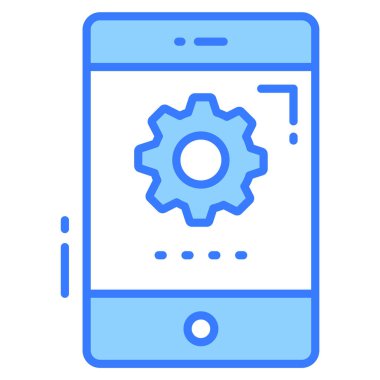 Geliştirme vektör simgesi. Grafik ve web tasarımı için resim.