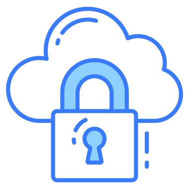 Vektör simgesini kilitle. Grafik ve web tasarımı için resim.