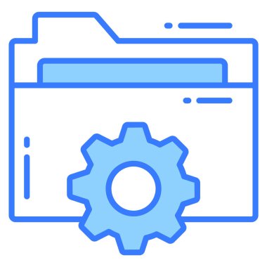 yapılandırma vektör simgesi. Grafik ve web tasarımı için resim.