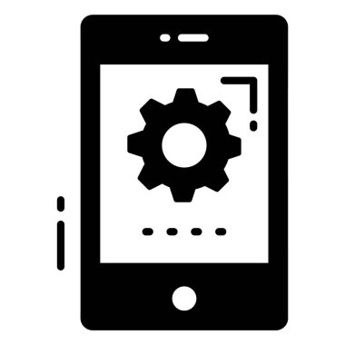 Geliştirme vektör simgesi. Grafik ve web tasarımı için resim.