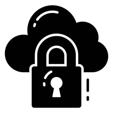 Vektör simgesini kilitle. Grafik ve web tasarımı için resim.