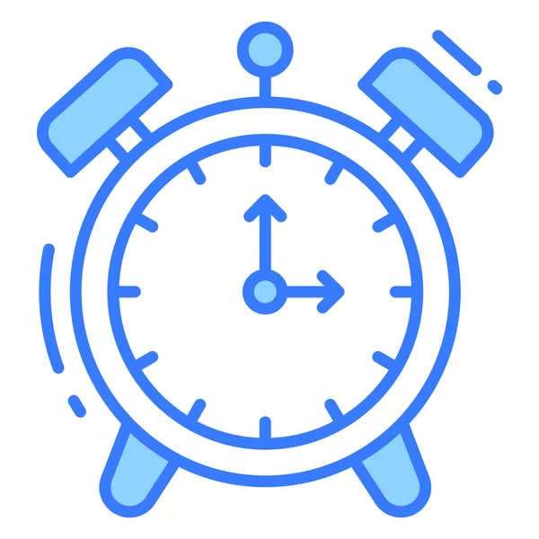 Reloj Despertador Icono Vectorial Ilustración Para Diseño Gráfico Web — Archivo Imágenes Vectoriales
