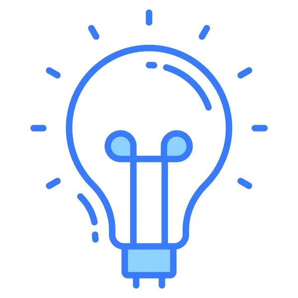 アイデア電球のアイコン グラフィックとウェブデザインのためのイラスト — ストックベクタ