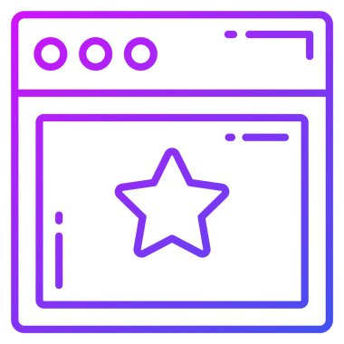 Favori vektör simgesi. Grafik ve web tasarımı için resim.