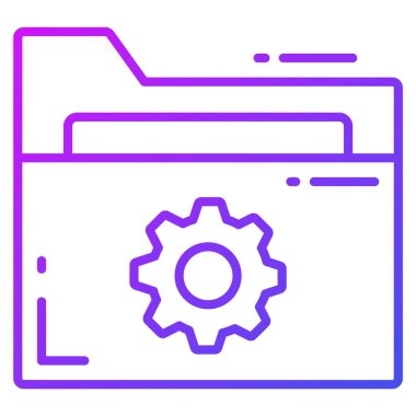 yapılandırma vektör simgesi. Grafik ve web tasarımı için resim.