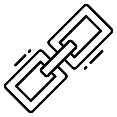 bağlantı vektör simgesi. Grafik ve web tasarımı için resim.