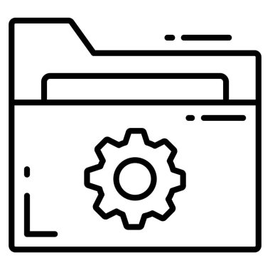 yapılandırma vektör simgesi. Grafik ve web tasarımı için resim.