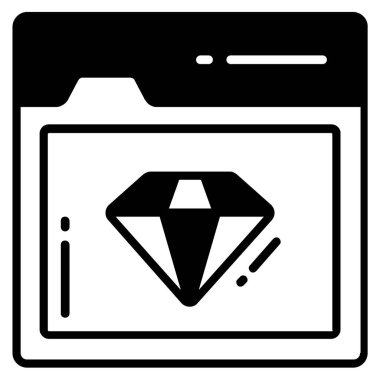 Web sıralama vektör simgesi. Grafik ve web tasarımı için resim.