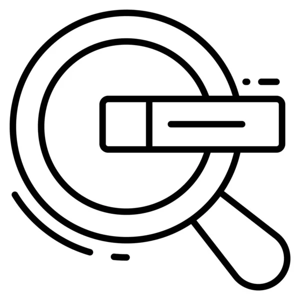 Icono Del Vector Búsqueda Ilustración Para Diseño Gráfico Web — Vector de stock