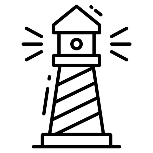 Leuchtturm Vektorsymbol Illustration Für Grafik Und Webdesign — Stockvektor
