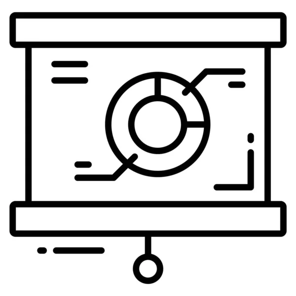 Analytics Report Vector Icon Illustration Graphic Web Design — Stock Vector