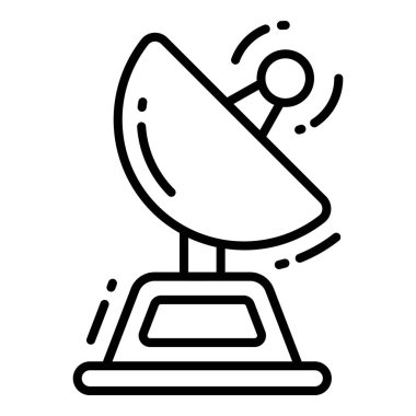 Uydu Çanağı simgesi ile ilgili Harita konumu ve navigasyon çizgisi simgesi. Trafik ve seyahat vektörü simgesi.