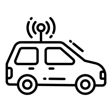 Araba İzleme simgesi ile ilgili harita konumu ve yön bulma çizgisi simgesi. Trafik ve seyahat vektörü simgesi.