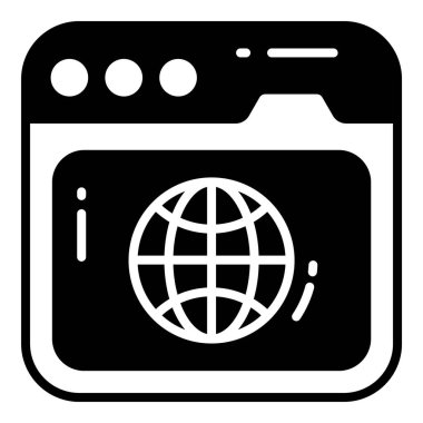 Global Web simgesi bağlantılı Harita konumu ve navigasyon simgesi siyah simgesi. Trafik ve seyahat vektörü simgesi.