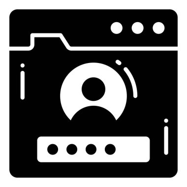 kullanıcı hesabı, koruma ve güvenlik vektör simgeleri siber bilgisayar ağı iş veri teknolojisini ayarladı