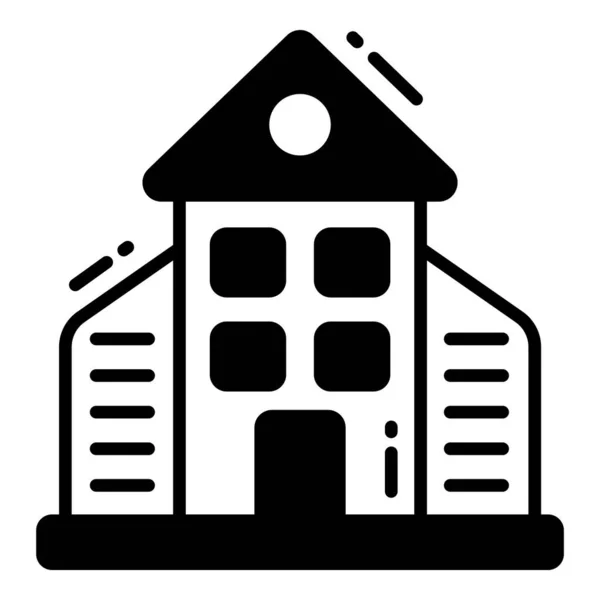 Home Building Icon Related Τοποθεσία Χάρτη Και Πλοήγηση Μαύρο Εικονίδιο — Διανυσματικό Αρχείο