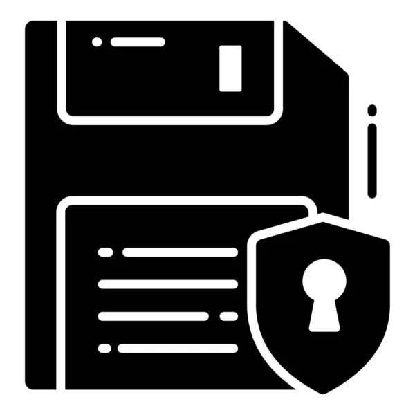 磁盘安全 保护和安保向量图标集网络计算机网络业务数据技术 — 图库矢量图片