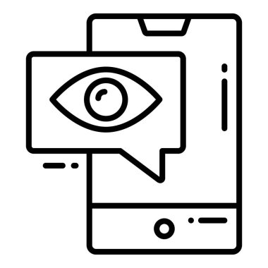 Sohbet, Koruma ve Güvenlik vektör simgeleri siber bilgisayar ağı iş veri teknolojisini ayarladı