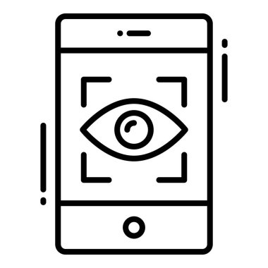 Odaklanma, koruma ve güvenlik vektör simgeleri siber bilgisayar ağı iş veri teknolojisini ayarladı