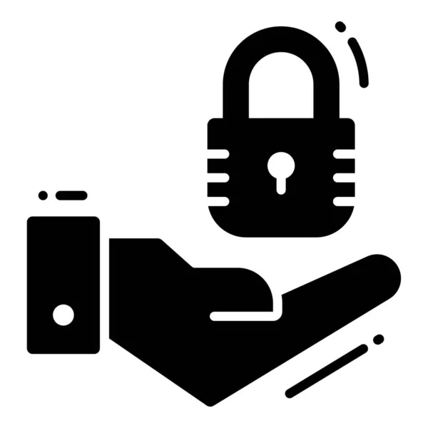Seguro Segurança Proteção Segurança Vetor Ícones Definir Cibernética Tecnologia Dados — Vetor de Stock