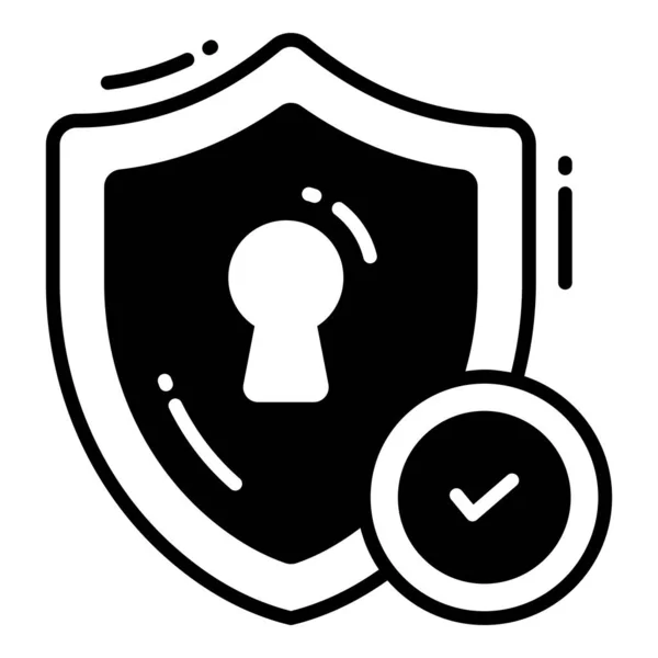 Proteja Privacidade Proteção Segurança Vetor Ícones Definir Cibernético Computador Rede — Vetor de Stock