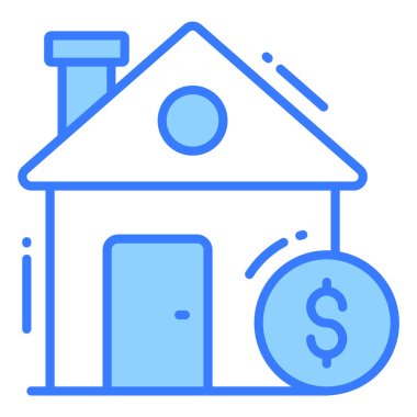 ev modayı simgesi, kabartma biçimi beyaz arkaplanda izole. Web sitenizin tasarımı için sembol, logo, uygulama, UI.