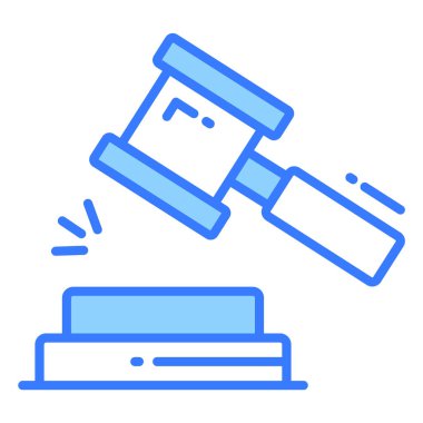 Adalet modası ikonu, kabartma tarzı beyaz arka planda izole edilmiş. Web sitenizin tasarımı için sembol, logo, uygulama, UI.