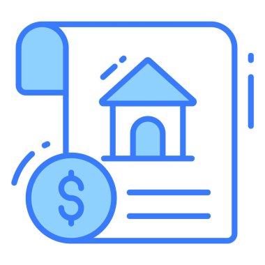 Mortgage modası simgesi, kabartma biçimi beyaz arkaplanda izole. Web sitenizin tasarımı için sembol, logo, uygulama, UI.