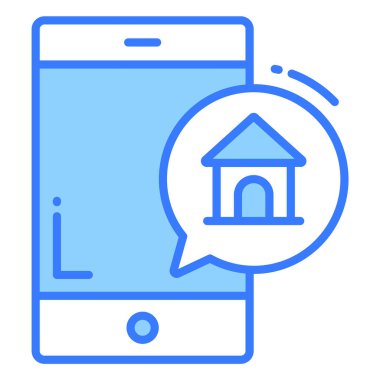 Mobil sohbet modu simgesi, kabartma biçimi beyaz arkaplanda izole. Web sitenizin tasarımı için sembol, logo, uygulama, UI.