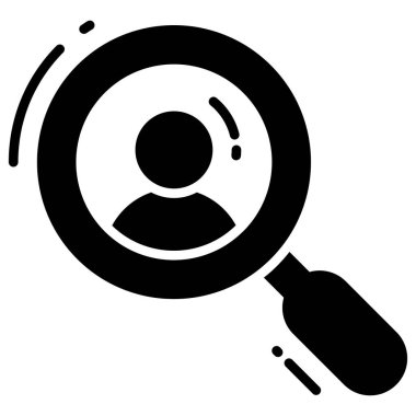 Moda simgesi aranıyor, düz stil beyaz arkaplanda izole edildi. Web sitenizin tasarımı için sembol, logo, uygulama, UI.