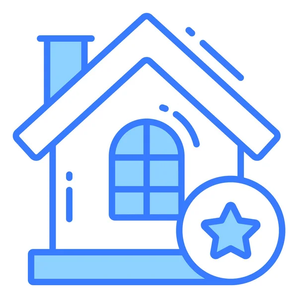 高級住宅トレンディーなアイコン白を基調としたグリフスタイル ウェブサイトのデザイン アプリ Uiのシンボル — ストックベクタ