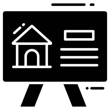 Sunum modayı simgesi, beyaz arkaplanda izole edilmiş düz biçim. Web sitenizin tasarımı için sembol, logo, uygulama, UI.