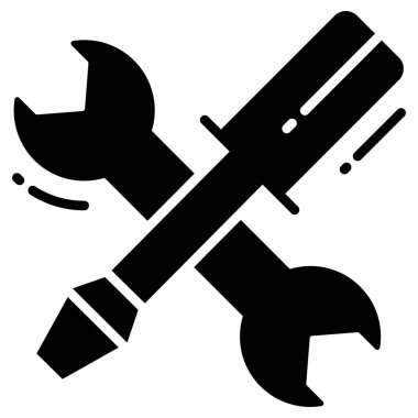 İngiliz anahtarı simgesi, beyaz arkaplanda izole edilmiş düz stil. Web sitenizin tasarımı için sembol, logo, uygulama, UI.