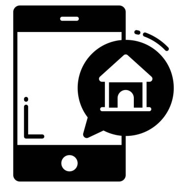 Mobil sohbet modu simgesi, kabartma biçimi beyaz arkaplanda izole. Web sitenizin tasarımı için sembol, logo, uygulama, UI.