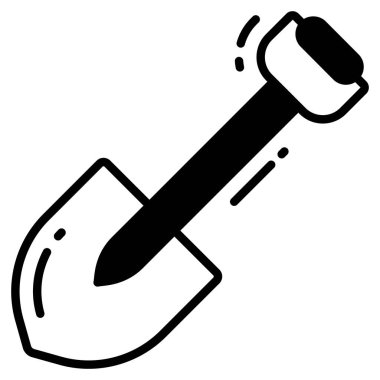 Kürek modası simgesi, kabartma biçimi beyaz arkaplanda izole. Web sitenizin tasarımı için sembol, logo, uygulama, UI.