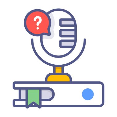 Soru, soru, bilgi Modern konseptler düz tasarım, kaliteli vektör illüstrasyon konsepti. Vektör simgesi.