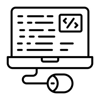 Kodlama, geliştirme, html, modern konseptler düz tasarım, kaliteli vektör çizimi konsepti. Vektör simgesi.