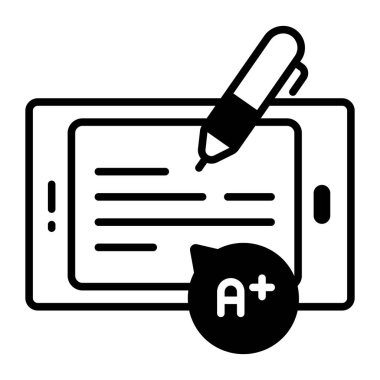 Notlar, öğrenme, modern kavramlar düz tasarım, kaliteli vektör çizimi konsepti. Vektör simgesi.