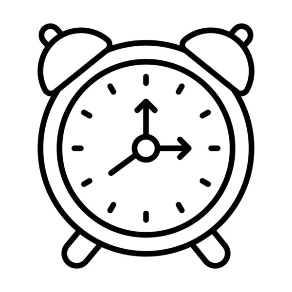 Reloj Despertador Horario Conceptos Modernos Diseño Plano Concepto Ilustración Vectorial — Vector de stock