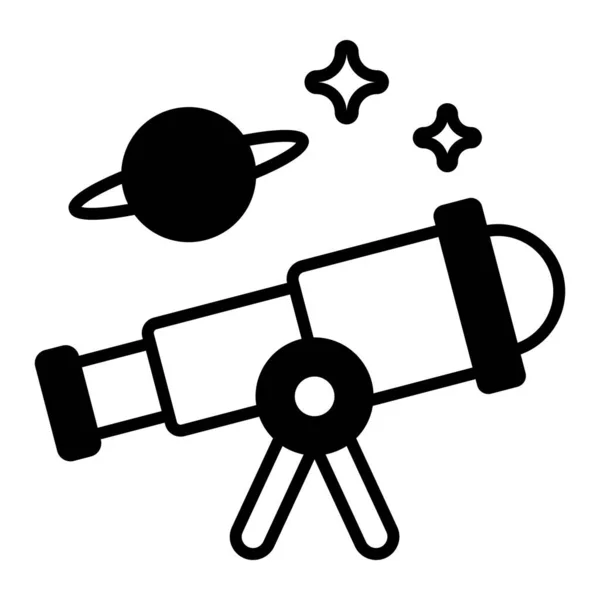 望遠鏡現代の概念フラットデザイン プレミアム品質ベクトルイラストコンセプト ベクトル記号 — ストックベクタ