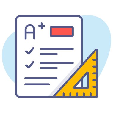 Eğitim, öğrenme, Modern kavramlar, yassı tasarım, kaliteli vektör illüstrasyon kavramı. Vektör simgesi.