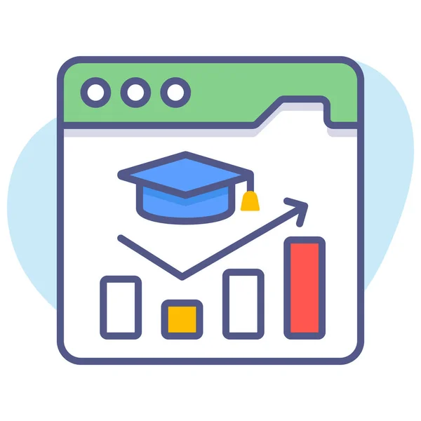 Analysis Report Graph Modern Concepts Flat Design Premium Quality Vector — Stock Vector