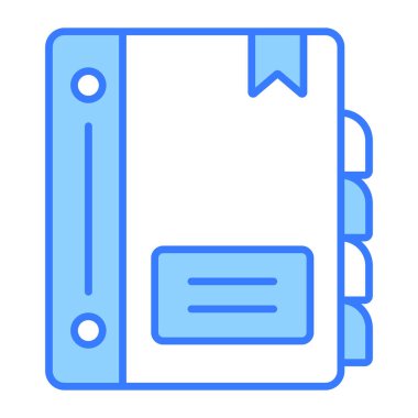 adres defteri simgesi modern illüstrasyon