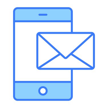 e-posta simgesi modern vektör illüstrasyonu