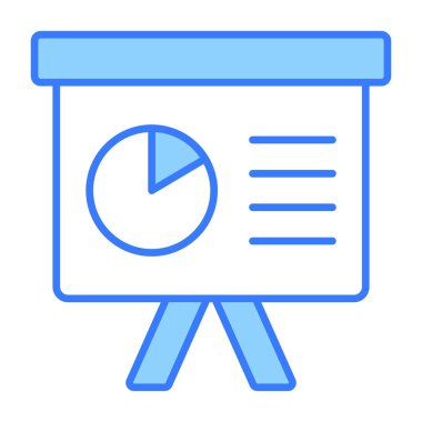 çalışma analiz simgesi modern illüstrasyon