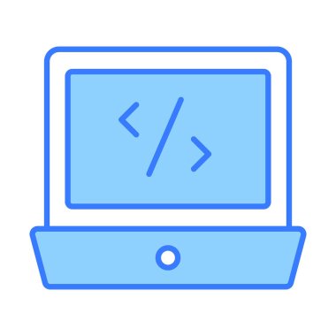 websitesi geliştirme simgesi modern illüstrasyon