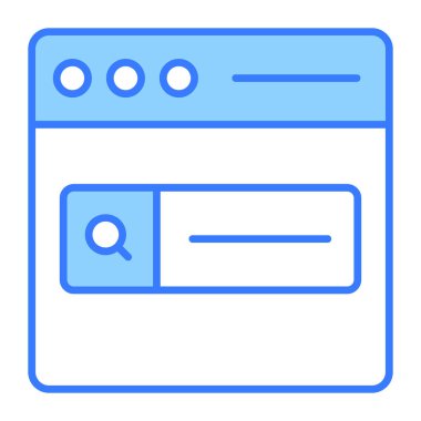 SEO, web sayfası simgesi modern illüstrasyon