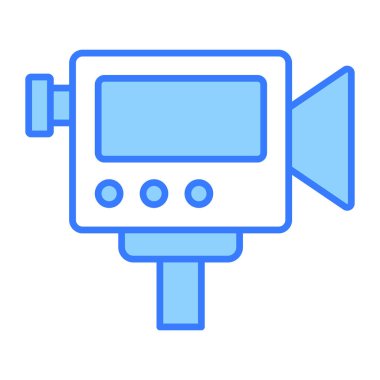 video kamera simgesi modern illüstrasyon